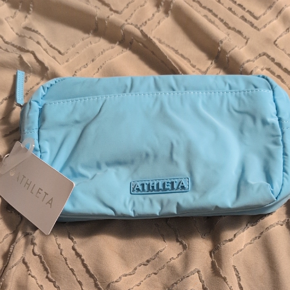 Athleta Light Blue All About Large Crossbody Belt Bag